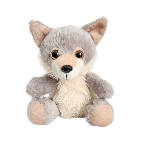 Wild Republic | Toys | Wild Republic Gray Beige Wolf Husky Puppy Plush